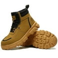 thumbnail image 2 of SKIUHS Men's Safety Steel Toe Work Boots – Stitched Detail Ankle, Industrial Construction Boots with Rugged Safety Design, 2 of 7