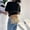 D, variant on Women's Straw Woven Bucket Crossbody Bag, Summer Beach Tote with PU Leather Flap & Gold Ring Detail, 4 Colors, One Size