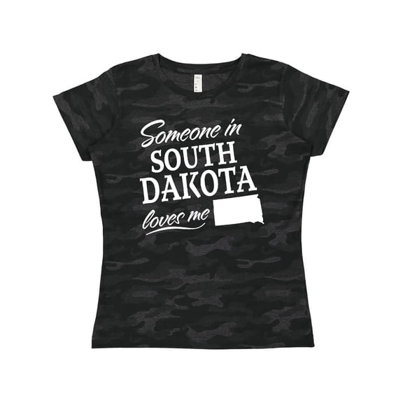 Inktastic Someone in South Dakota Loves Me Women's T-Shirt
