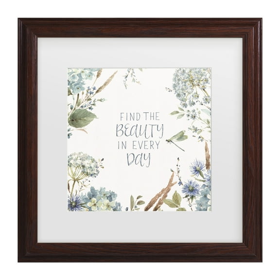 Lisa Audit 'Bohemian Blue 11' Matted Framed Art