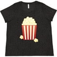 thumbnail image 3 of Inktastic Popcorn Movie Treat Women's Plus Size T-Shirt, 3 of 5