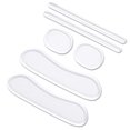 thumbnail image 4 of 3pcs Anti-Slip High Heel Sole Pads Transparent Gel Back Heel Pads Shockproof Forefoot Cushion, 4 of 7