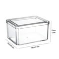 thumbnail image 2 of EIMELI Plastic Storage Clear Bins with Lid，Stackable Pantry Organizer Box Bin Containers for Organizing Kitchen Fridge  Food  Snack Pantry Cabinet  Fruit  Vegetables  Bathroom Supplies, 2 of 10