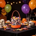 thumbnail image 5 of Halloween Basket for Kids Handheld Pumpkin Storage Candy Basket 8.6x9.0in for Trick or Treat Party Home Decor by OVFUIZ, 5 of 6