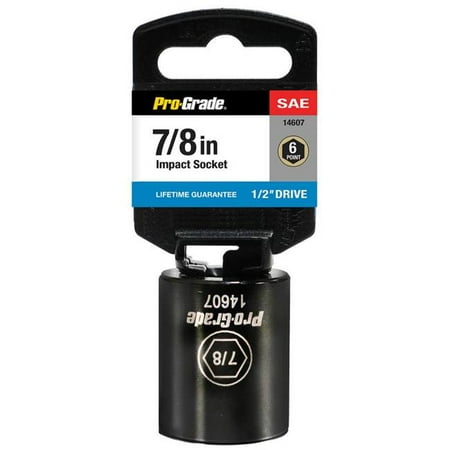 

Pro-Grade 14607 0.5 Drive x 0.87 in. 6 Point Impact Socket