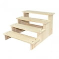 thumbnail image 5 of yuksok Wood Display Riser Collectibles Display Stand for Ornaments Crafts Apartment 4 Layer 30cm, 5 of 9