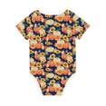 thumbnail image 6 of Rocae fall Pumpkin Daisy for Baby Cotton Short-Sleeve Bodysuits for Unisex Onesies Bodysuit-6 Months, 6 of 7