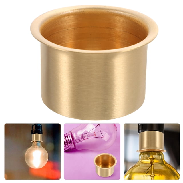 Mobutofu Lamp Shade Caps Finials Copper Lighting Accessory 1Pcs