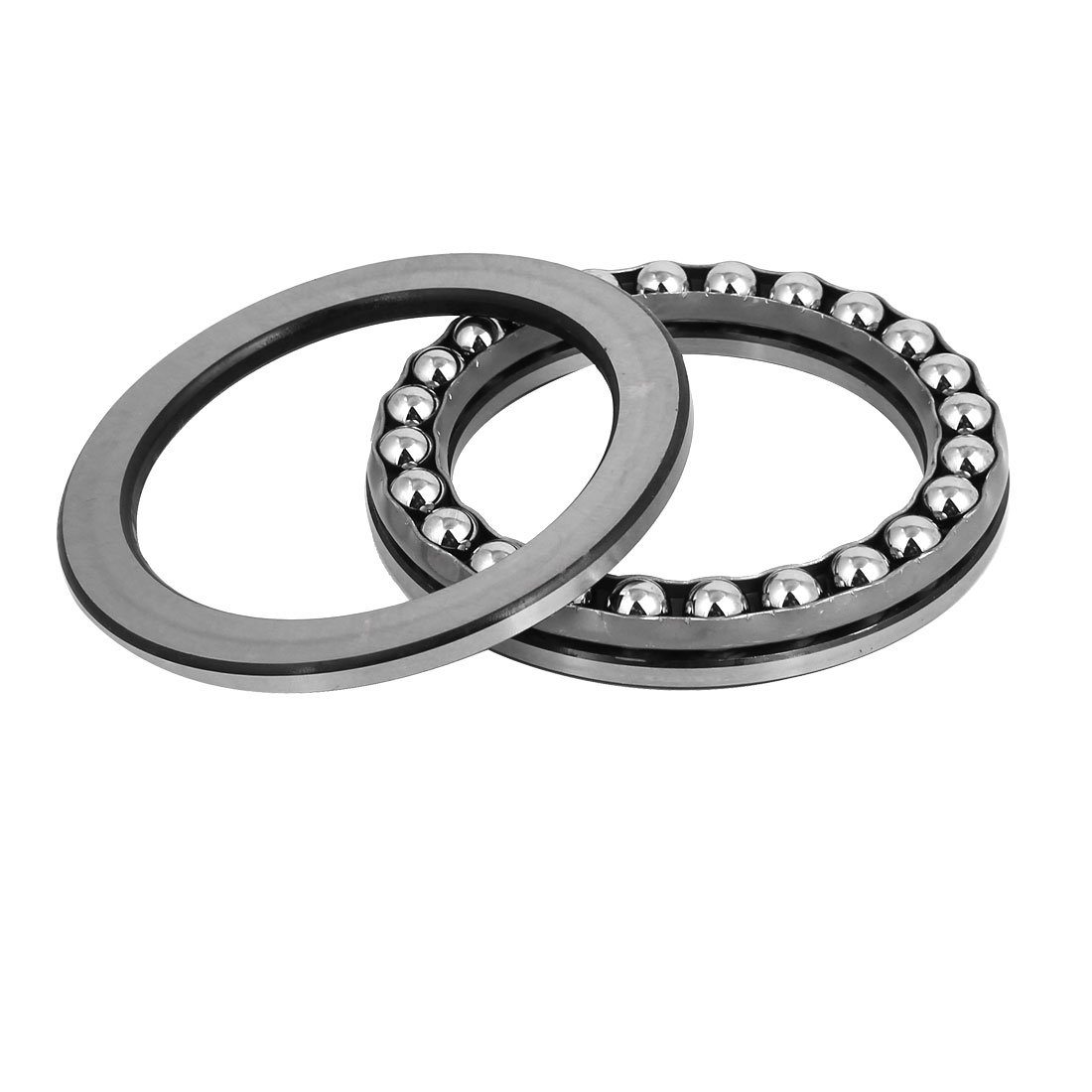 95mmx75mmx18mm Single Row Thrust Ball Bearing Silver Gray 51114