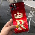 thumbnail image 1 of Funda de teléfono con letras de diseño de diamantes mate, funda suave para Apple iPhone 13, 12 Mini, 11 Pro, 7, XR, X, XS Max, 6, 6S, 8 Plus, 5, 5S, SE, gran oferta Fivean unisex, 1 of 2