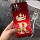 thumbnail image 1 of Funda de teléfono con letras de diseño de diamantes mate, funda suave para Apple iPhone 13, 12 Mini, 11 Pro, 7, XR, X, XS Max, 6, 6S, 8 Plus, 5, 5S, SE, gran oferta Fivean unisex, 1 of 2
