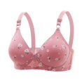 thumbnail image 3 of MEICHEN Women's Daisy Bras Comfortable Full Coverage Bralette Cotton Wireless Seamless Underwear Trendy Summer Fall Essentials Clothing, 3 of 4