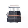 thumbnail image 6 of Better Homes & Gardens Dish Drying Rack with Utensil Holder, Metal and Acacia Wood, Well Suited to Dish Drying and Sink Organization, 6 of 11