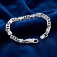 thumbnail image 3 of Pompeii Men's 14k Gold (46gram) or Platinum (86gram) 7.5mm Link Bracelet 8.5" (,), 3 of 4