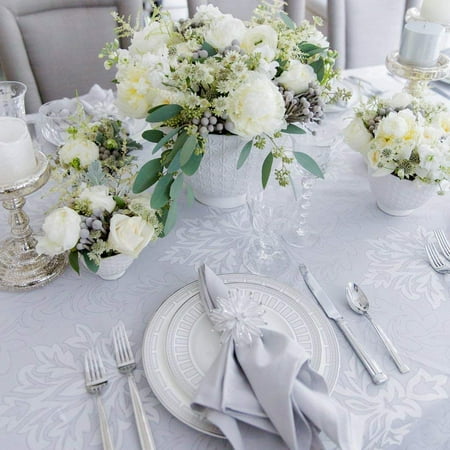 

Mode Living 70 x 108 Tablecloth Easy-Care Aspen White