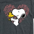 thumbnail image 3 of Peanuts - Snoopy Woodstock Xo Heart - Men's Short Sleeve Graphic T-Shirt, 3 of 6