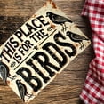 thumbnail image 6 of Vintage-Inspired This Place is for the Birds Sign - Durable, Rust-Resistant Metal Plaque for Indoor and Outdoor Decor - Retro Wall Art for Yard, Porch, Garage, Home, Cafe, Bar, Club, 6 of 6