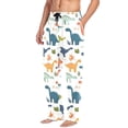 thumbnail image 2 of FORMRS Mens Pajama Pants with Pockets Sleepwear Lounge Bottoms Sizes S-2XL, Dinosaur Pattern, 2 of 7