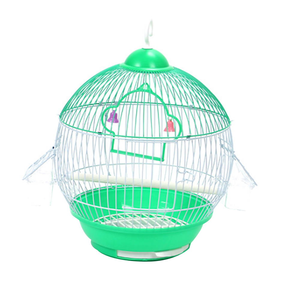 Universal Iron Bird Parrot Cage Macaw Cockatoo Parakeet Conure Cage Birdcage Easy Cleaning Bird Supplies with Feeders - image 1 of 9