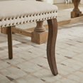 thumbnail image 5 of Upholstered Dining Chairs Set of 2, LEGAHOME Beige Farmhouse Dining Side Chairs with Nailhead Trim Back, Wooden Kitchen Chairs for Dining Room, Beige, 5 of 7