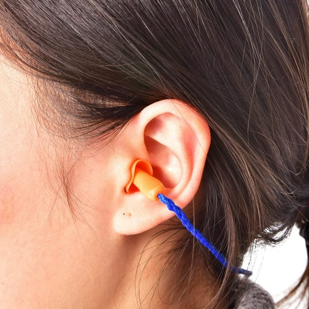 Cordon pour bouchons d'oreilles en silicone