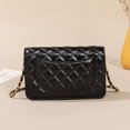 thumbnail image 4 of Bolso Cambridge para mujer, Bolso bandolera acolchado elegante, Bolso de celosía a la moda, Bolso bandolera informal, 4 of 6