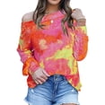 thumbnail image 1 of Sweat-shirt à Manches Longues Imprimé Arc-en-Ciel pour Femmes, 1 of 6