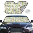 thumbnail image 2 of Balery Happy Easter Print Car Windshield Sun Shade,Windshield Sunshade for Car Pickup Truck SUV Accessories-Medium, 2 of 7