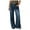 Dark Blue, variant on MYShe Jeans Women Women's Casual High Waisted Jeans Stretch Wide Leg Loose Denim Pants with Pockets Dark Blue XXL