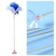 thumbnail image 3 of Juguete interactivo para gatos con plumas, base de ventosa, resorte de alambre, 5 uds., 3 of 5