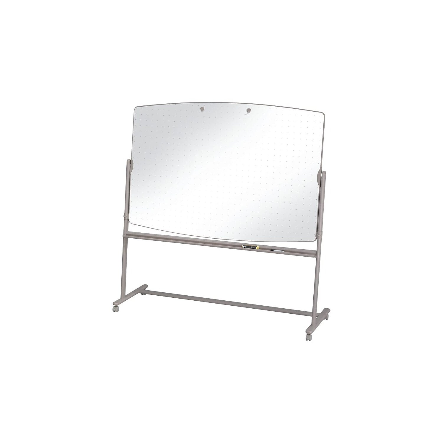 Quartet Large Reversible Total Erase Mobile Easel, Whiteboard, 6' x 4', Neutral Frame