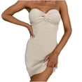 thumbnail image 1 of Birdeem Robe Tube en Tricot de Laine pour Femmes, Coupe Ajustée, Haute Extensibilité, 1 of 1