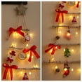 thumbnail image 6 of Tyidzon Wall Pediments Christmas Tree with Lights and Accessories, Wood Hanging Christmas Tree As Rustic Christmas Decor for Ornament Display, 6 of 7