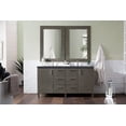 thumbnail image 4 of James Martin Vanities 850-V60d-3Csp Metropolitan 60" Free Standing Or Wall Mounted /, 4 of 7