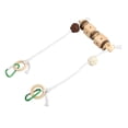 thumbnail image 3 of Bird Swing Perch, Easy To Install Interesting Bird Hanging Swing Safe Provide Fun Playtime Rattan Ball Relieve Bird Boredom  For Birds For Chewing, 3 of 8