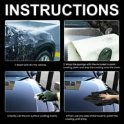 Clearance Items Advanced Graphene Ceramic Coating for Cars – 10+ Years Protection, High-Gloss Nano Coating Kit (70ml) – Hydrophobic Car Paint Protection, Easy Application for Auto Detailing