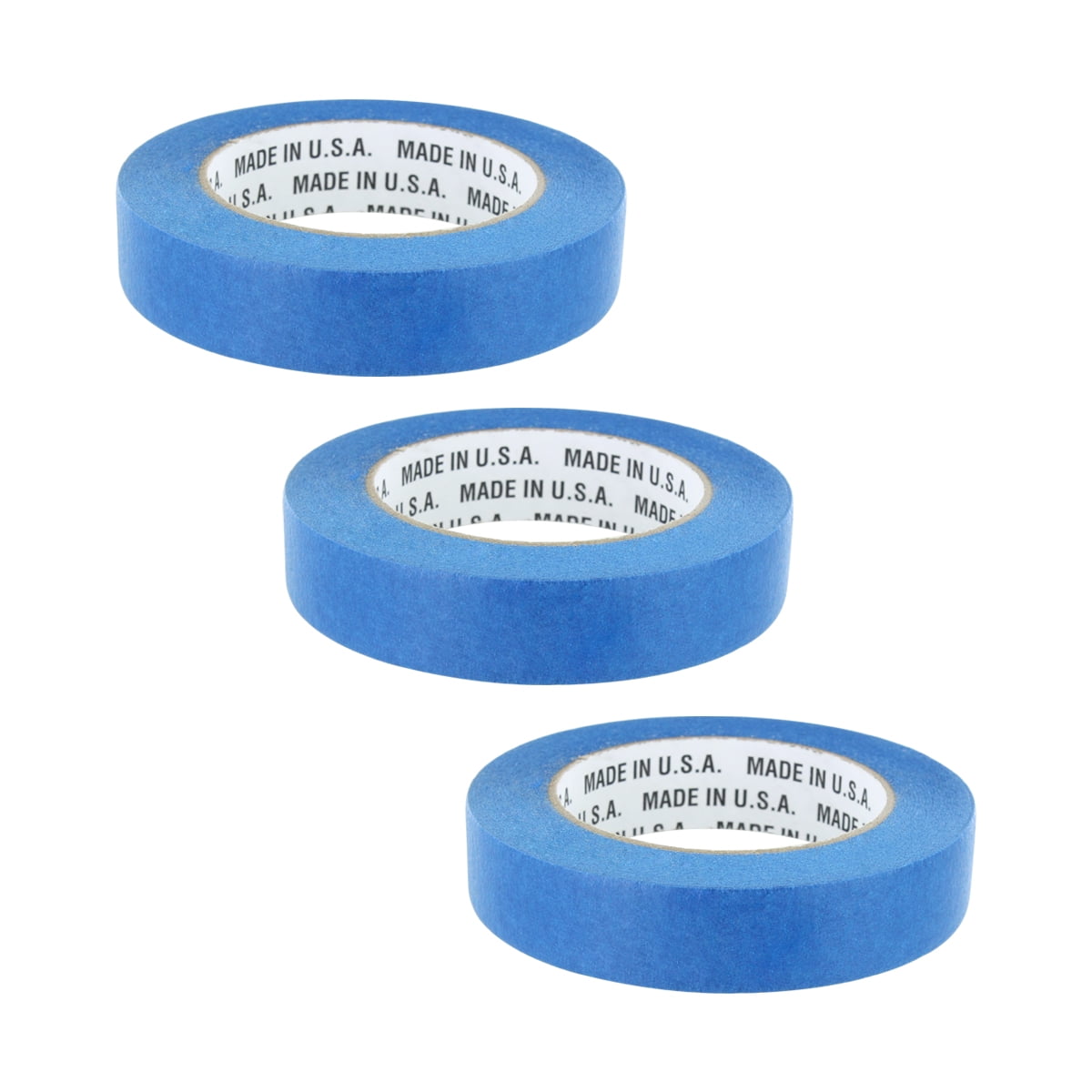 3-Pack, M Blue Painters' Masking Tape 1 in x 60 yd - Walmart.com