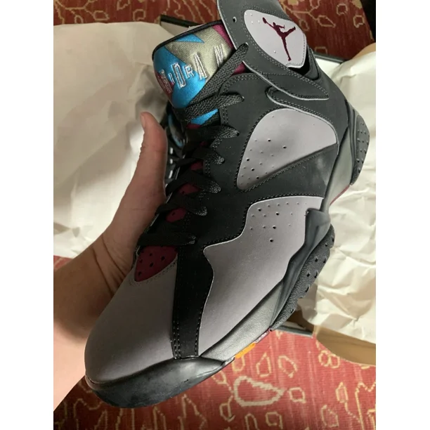 NIB Deadstock A i r-Jor-dan 7 Bordeaux Sz 12 Retro New Ray Allen VII