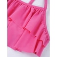 thumbnail image 4 of MSemis Kids Little Big Girls Fashion Bikini Set 2 Pieces Swimsuit,Size 6-16 Gardenia 8, 4 of 5