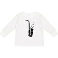 thumbnail image 3 of Inktastic Saxophone Musician Band Gift Idea Boys or Girls Long Sleeve Toddler T-Shirt, 3 of 5