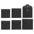 thumbnail image 1 of Uxcell 6 Pcs Mini Bolsa para Joyas, Pequeñas Bolsas de Microfibra para Joyas, Bolsa de Almacenamiento de Regalo Suave para Joyas, Bolsa de Viaje para Joyas para Mujeres Anillos Collar Pulsera, Negro, 1 of 7