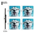 thumbnail image 3 of Square Wall Clock,The Face Of Excited White Maltese Dog,Silent Non-Ticking Wall Clock Decor for Home Office Kitchen Living Room Bedroom(12inch), 3 of 4