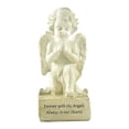 thumbnail image 3 of Figura de angelito,Figura de querubín rezando Estatua de angelito Inicio,Figura de oración de resina,escultura de ala coleccionable,Colección de oficina Adorno Escritorio de jardín Sala de, 3 of 6