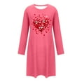 thumbnail image 4 of Perfectbot Women's Cotton Sleepshirt - Long Sleeve Printed Nightgown Comfy Casual Sleepwear, 4 of 5