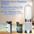 thumbnail image 6 of 2 Pack HP1 HP2 Filter for HP10 TP07 TP09 TP06 TP04 TP7A HP07 HP06 HP04 HP09 HP4A HP7A PC2 PC1 DP04 Purifier, 6 of 6