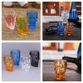 thumbnail image 3 of Shisuyan Skull Head Design Acrylic Mug Cup for Drinking Use with Thickened Material and NonSkid Bottom 4pcs, 3 of 8