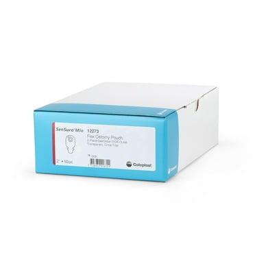 SenSura Mio Flex EasiClose Drainable 11 Inch Length, Maxi 2pc System Ostomy Pouch 50 mm Flange 12273, 10 Ct