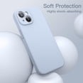 thumbnail image 5 of JETech Magnetic Silicone Case for iPhone 13 6.1-Inch, Compatible with MagSafe, Silky-Soft Touch Phone Cover with Camera Lens Full Protection (Light Blue), 5 of 6