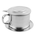 thumbnail image 6 of 2pcs Stainless Steel Vietnam 100ml Coffee Pot Drip Coffee Machine Coffee Drip Coffee Pot Single Cup Coffee Drip Coffee Pot Portable Home Kitchen Office Outdoor Barista Coffee Best Gift Selection, 6 of 11