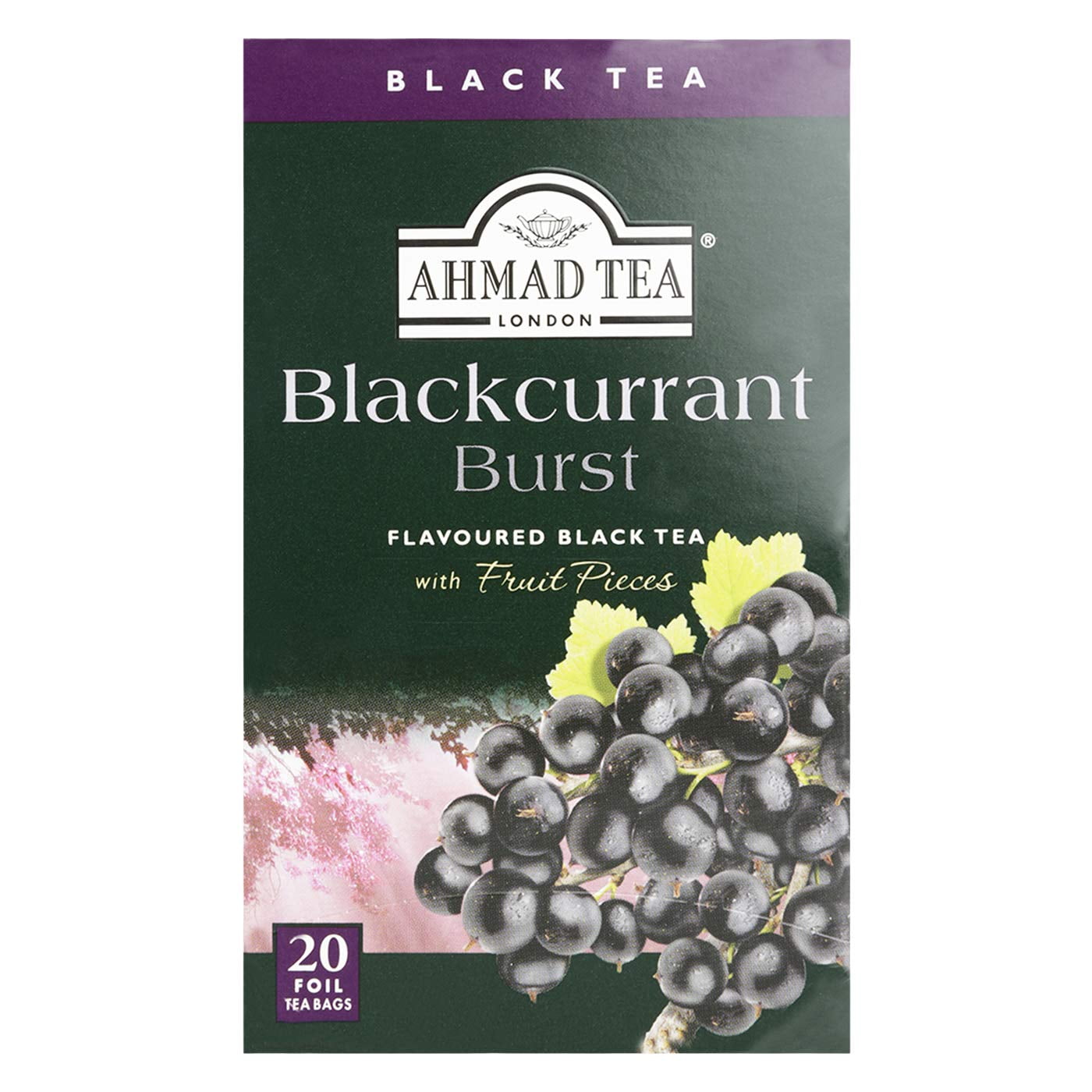 English Teas, "Blackcurrent Burst Black Tea" Tagged and Aluminium